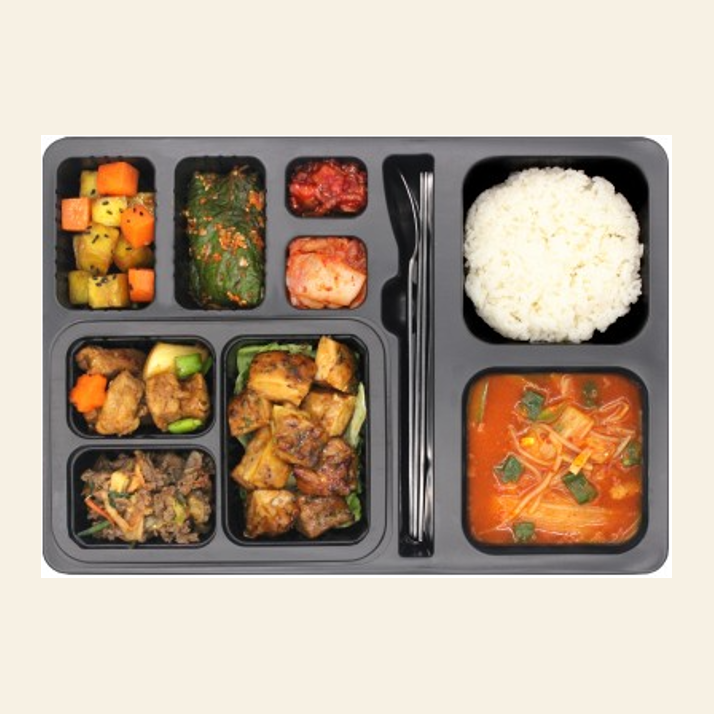 다원 도시락(7찬)