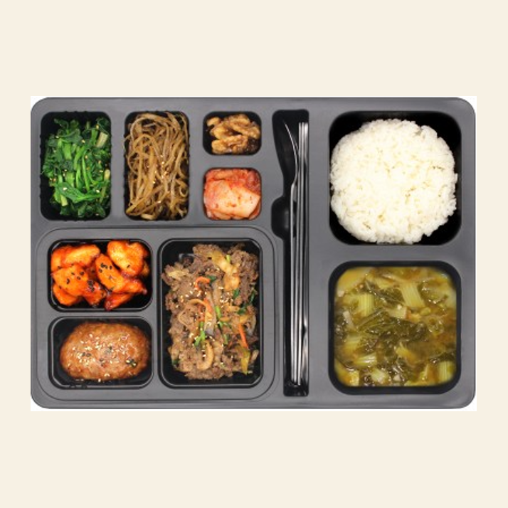 다원 도시락(7찬)