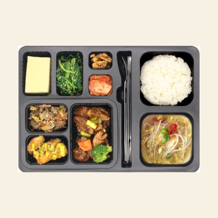 다원 도시락(7찬)