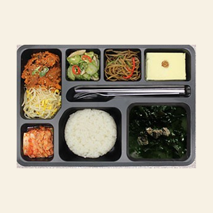 한판 도시락(5찬)