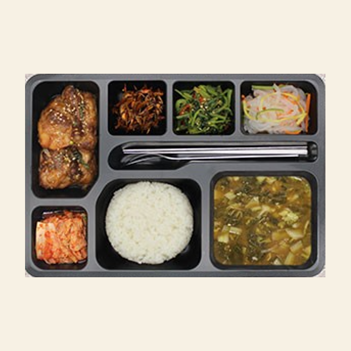 한판 도시락(5찬)