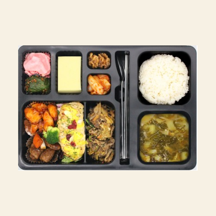 다원 진품 도시락(8-9찬)