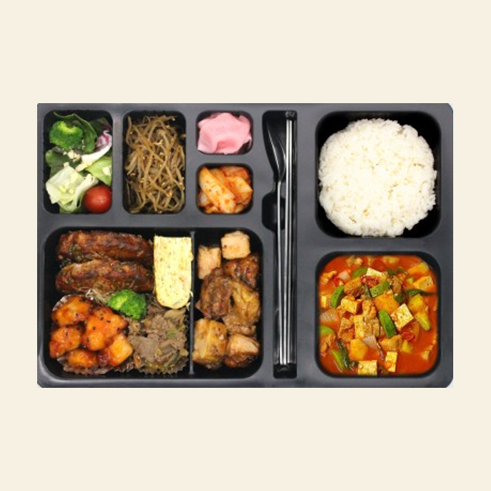 다원 진품 도시락(8-9찬)