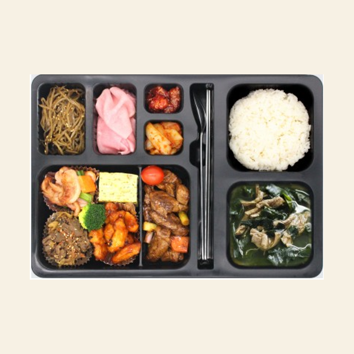 다원 진품 도시락(8-9찬)